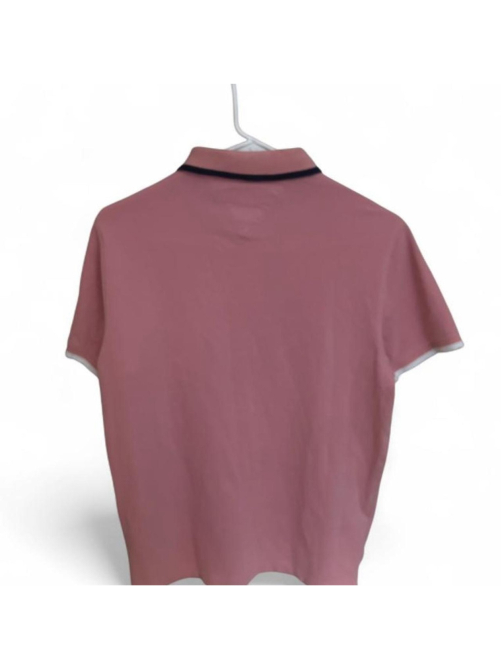 Vintage Pink Tommy Hilfiger polo shirt in a M but fits a true xs or tight small - Picture 2 of 3